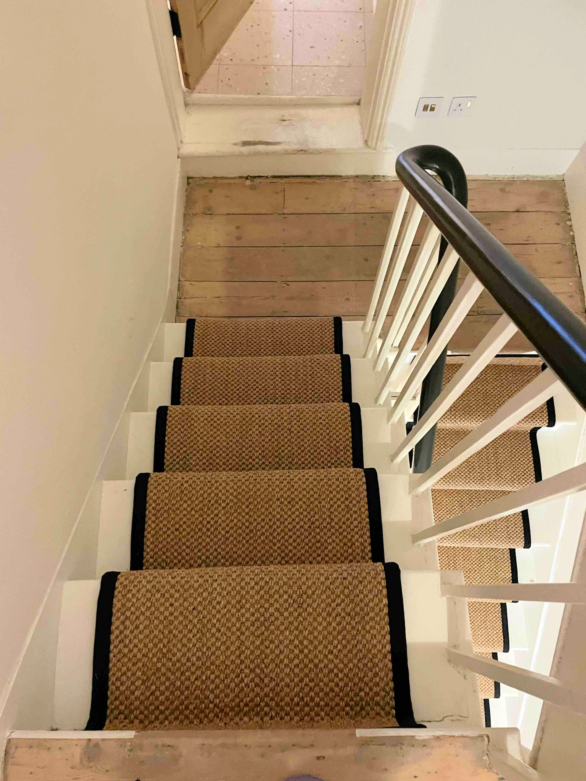 Tigers eye sisal stair runner