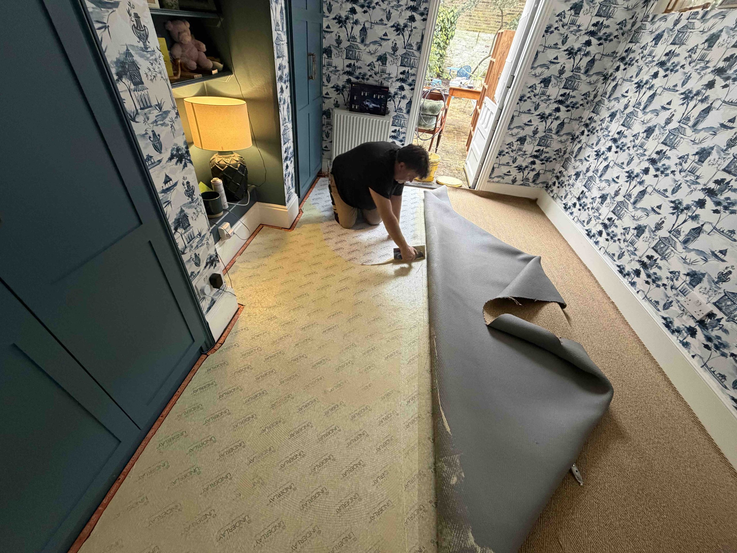 Alternative Flooring Car-pet Herringbone herringbone re-act